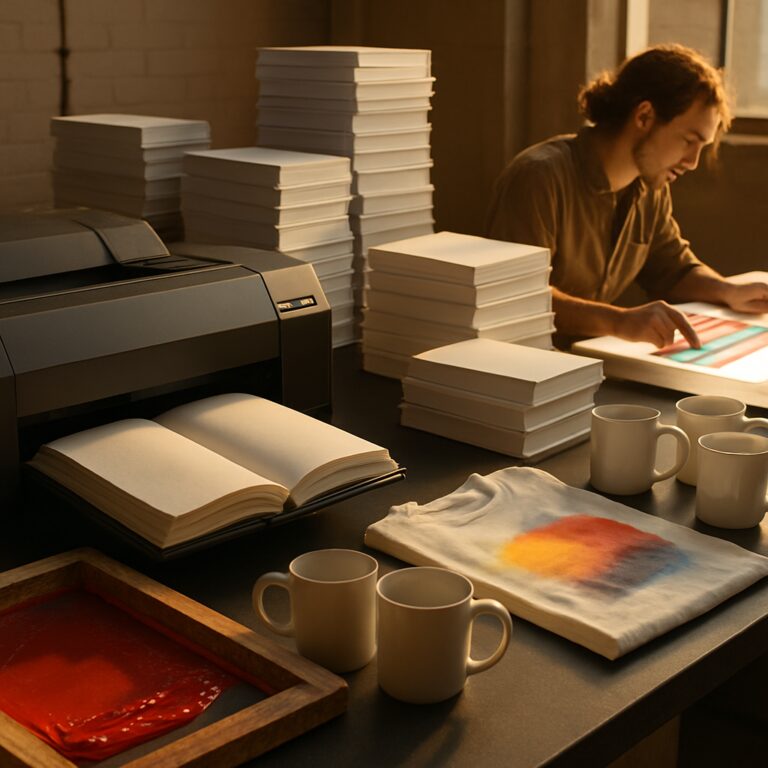 Impresión profesional para marcas, proyectos universitarios y regalos: serigrafía, reprografía y más