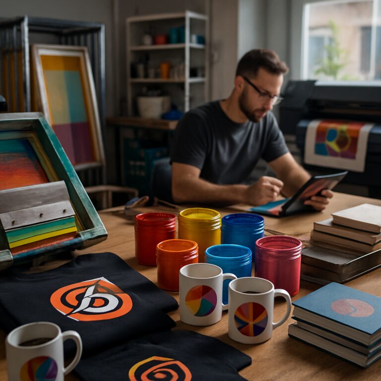 Impresión, serigrafía y reprografía: guía técnica para potenciar marcas, trabajos universitarios y regalos memorables